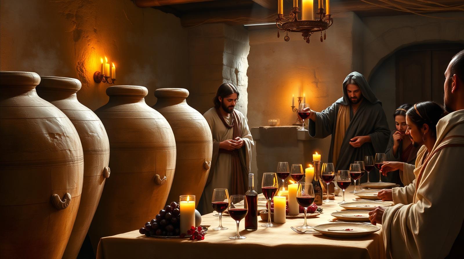 Water Into Wine, and a Cleared Temple